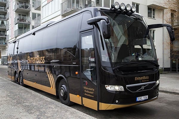 EkmanBuss chaufför och buss